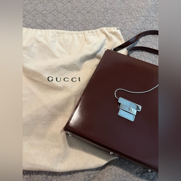 Gucci Bags Gucci Leather Brown Shoulder Authentic 3 X 27cm X 8cm